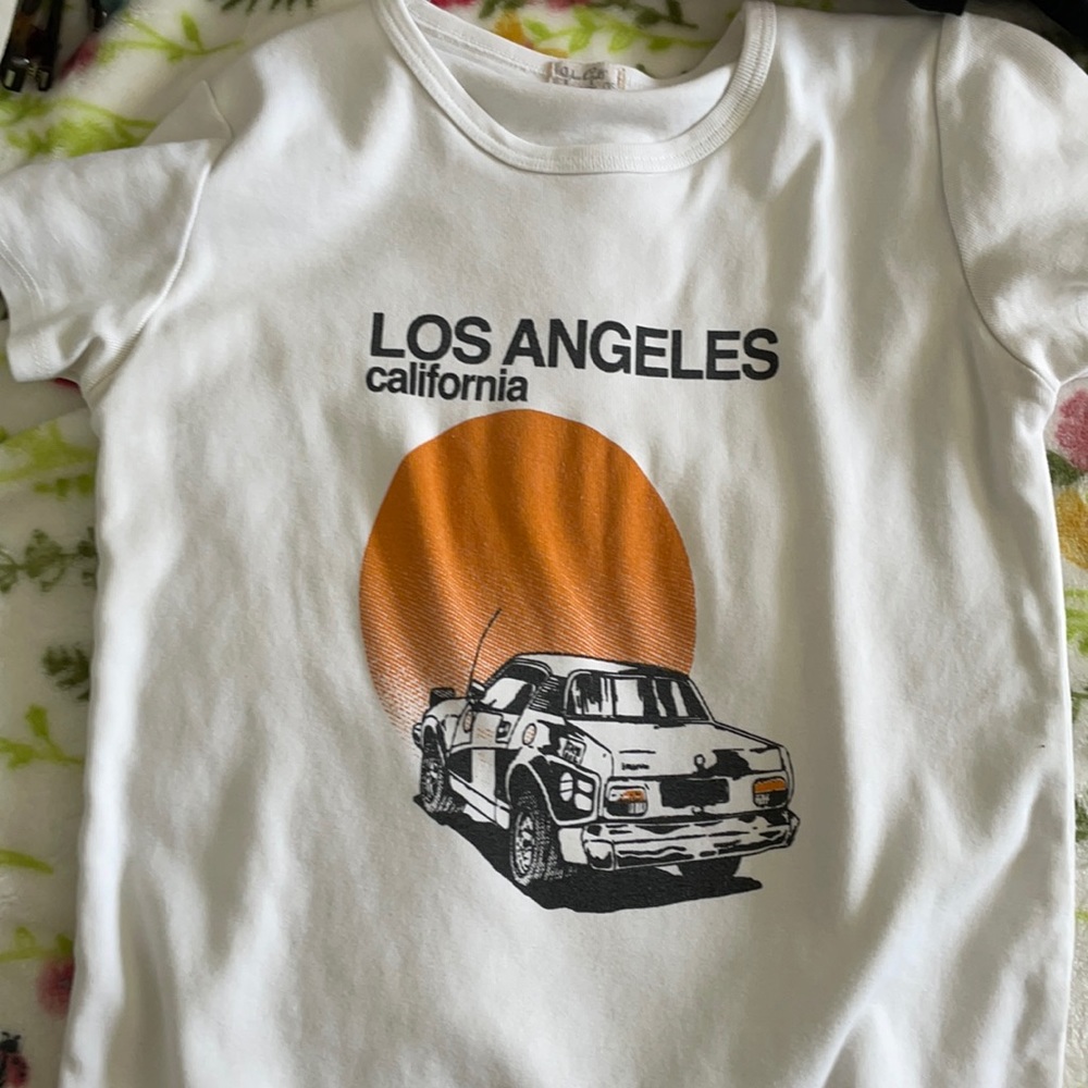 Brandy Melville Los Angeles Crop Top